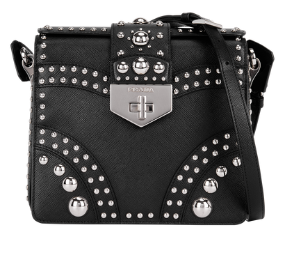 Studded Crossbody Bag, front view